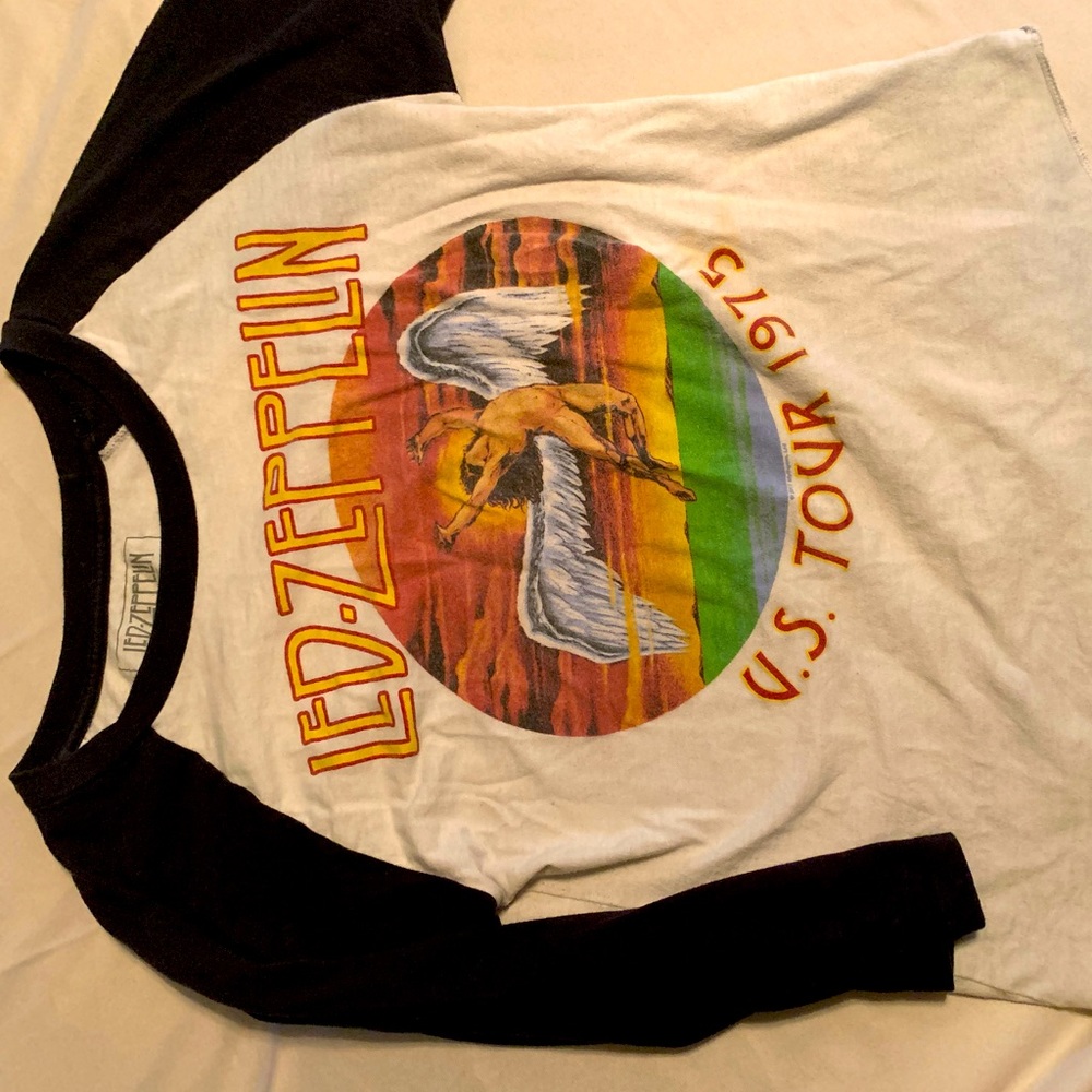Led Zeppelin ringer tee Vintage